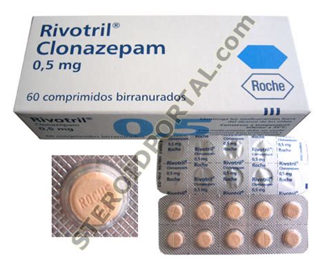 Rivotril CLONAZEPAM 0 5 Mg 60tabs Roche