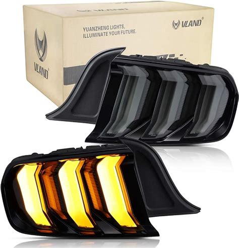 VLAND Luces Traseras LED Para 6th Gen Mustang 2015 2019 Conjunto De Luz