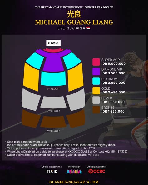 Penyanyi Mandarin Michael Guang Liang Konser Di Jakarta Segini Harga