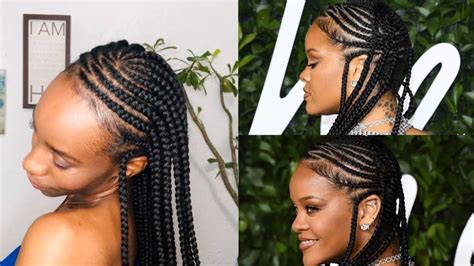 Rihanna Braided Hairstyles