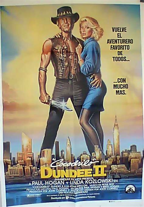 Cocodrilo Dundee Ii Movie Poster Crocodile Dundee Ii Movie Poster