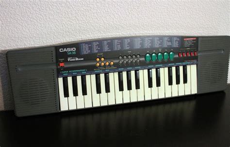 Raro Casio Sa 38 Banco De Tono Teclado Mini Sa 38 Synth Drum