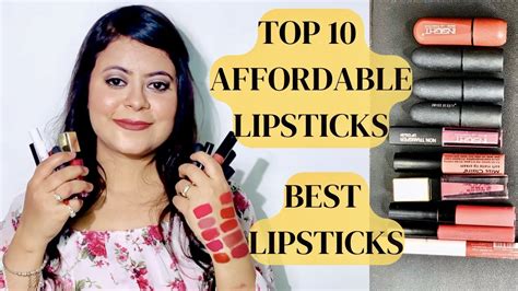 Top 10 Lipsticks Long Lasting Waterproof Lipsticks Affordable Nude