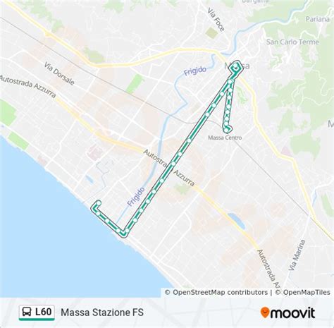 Linea L60 Orari Fermate E Mappe Massa FS Urbano Aggiornato