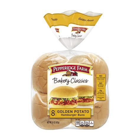 Golden Potato Hamburger Buns Pepperidge Farm