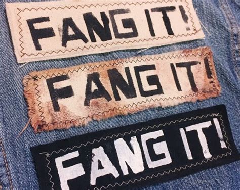 Fang It Mad Max Patch Etsy