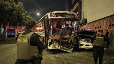 Lince Choque De Buses Deja Como Saldo Heridos Videos Trome