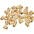 Amazon BENECREAT 60PCS 18K Gold Plated Spacer Beads Small Metal