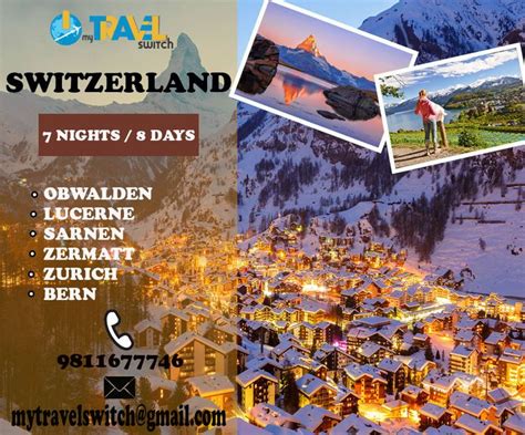 Switzerland Tour Package | Switzerland tour package, Switzerland tour, Tour packages