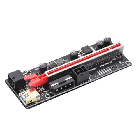 Pci E Riser Express Cable X To X Dual Pin Molex With Led