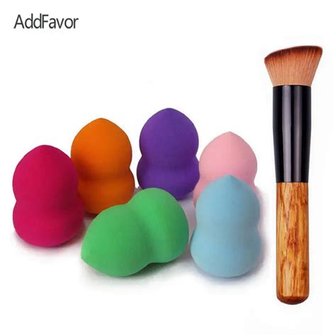 Addfavor Beauty Makeup Tool Set Brush Puff Maquiagem Sponge Brush Dry Wet Puff Cosmetic