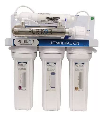 Filtro Agua Ultrafiltraci N Con Lampara Uv Purikor Meses Sin Inter S