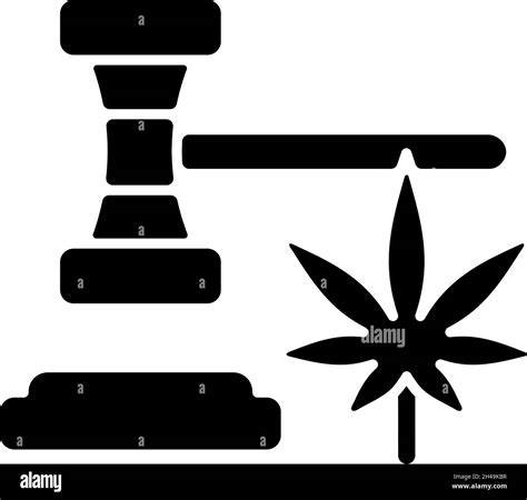 Cannabis Leaf Silhouette Clipart Hi Res Stock Photography And Images