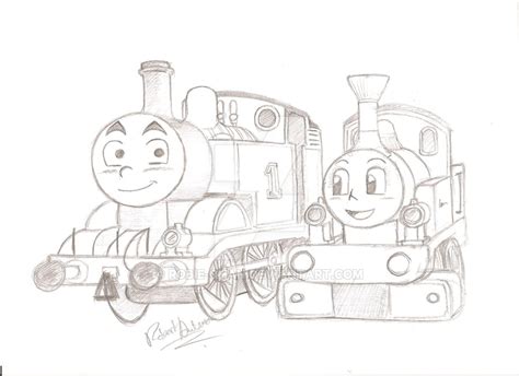 Thomas And Friends Sketch at PaintingValley.com | Explore collection of Thomas And Friends Sketch