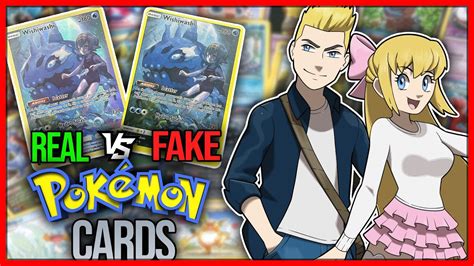 Real Vs Fake Pokemon Cards How To Tell The Difference YouTube