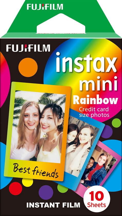 Fujifilm Instax Mini Film Rainbow 10 Exposures