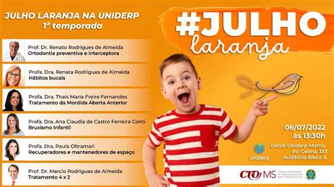 1ª Temporada do Julho Laranja da Uniderp é realizado dia 06 CROMS