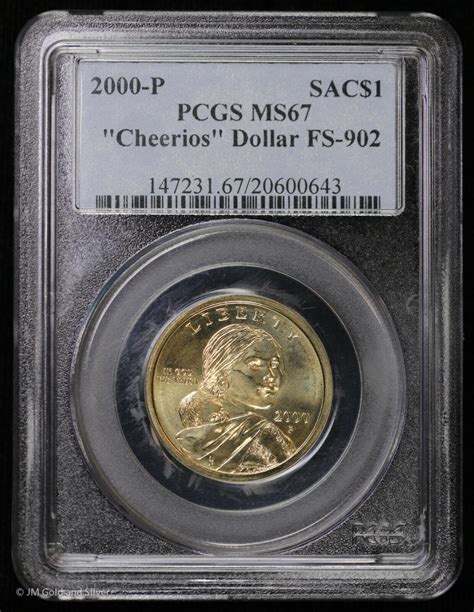 2000 P Cheerios Sacagawea Dollar FS-902 PCGS MS 67 | Uncirculated BU ...