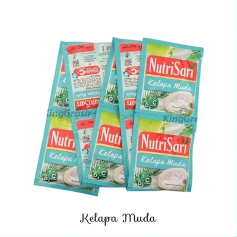 Jual NUTRISARI Sachet 1 Renceng Isi 10pcs 14gr Gram Varian Rasa Lemon