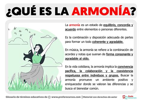 Qué Es La Armonía Definición De Armonía