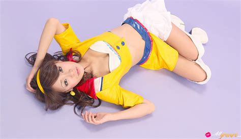 Playful Japanese Brunette Girl Yuki Aikawa Shows Off Her Best Photos