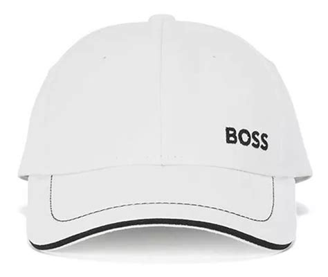 Original Boné Hugo Boss Aba Curva Bordado Parcelamento sem juros