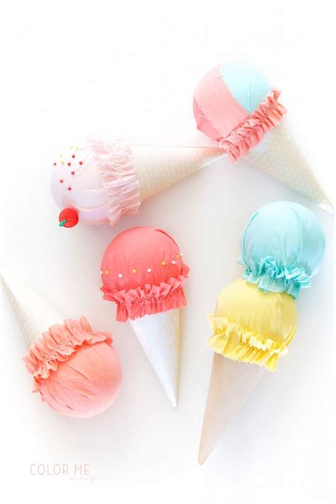 Easy Ice Cream Cones That Might Make You Scream Summer Crafts For