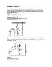 Problemas Motores CC Docx Problemas Motores CC 1 Un Motor De C C