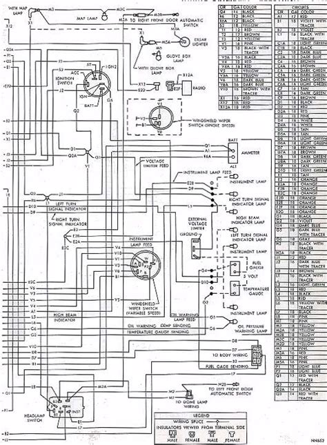 Electrical Wiring Diagram 1954 Dodge