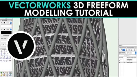 Vectorworks 3D Freeform Modelling Tutorial YouTube