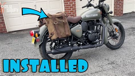 Saddle Bags Install On A Royal Enfield YouTube