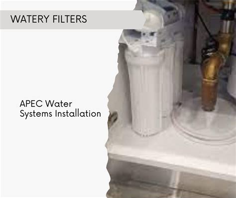 APEC Water Systems Installation A Comprehensive Guide