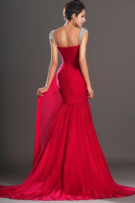 Robe De Soirée Longue Rouge