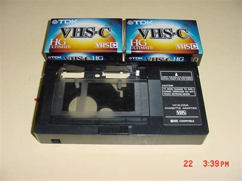 Vhs C Adapter Vhs C To Vhs Cassette Adapter Battery Operated 1791032963