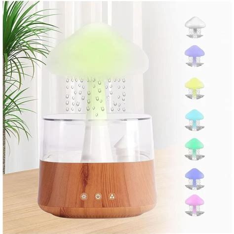 Humidificateur De Nuage De Pluie Couleurschangeantes Ml Lampe