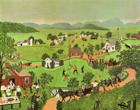 Grandma Moses My Daily Art Display