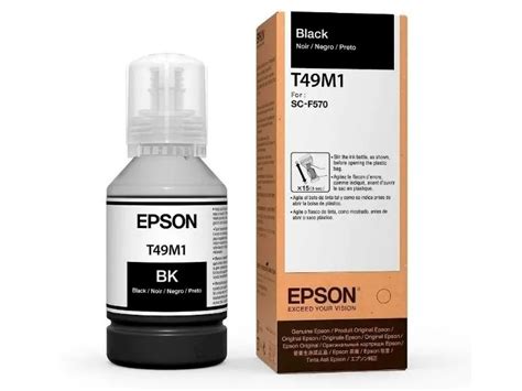 Tinta Epson T49M120 Negro SureColor F170 F570 F571 140ml 6000 Paginas