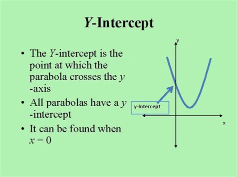 9 2 Key Features Of A Parabola A