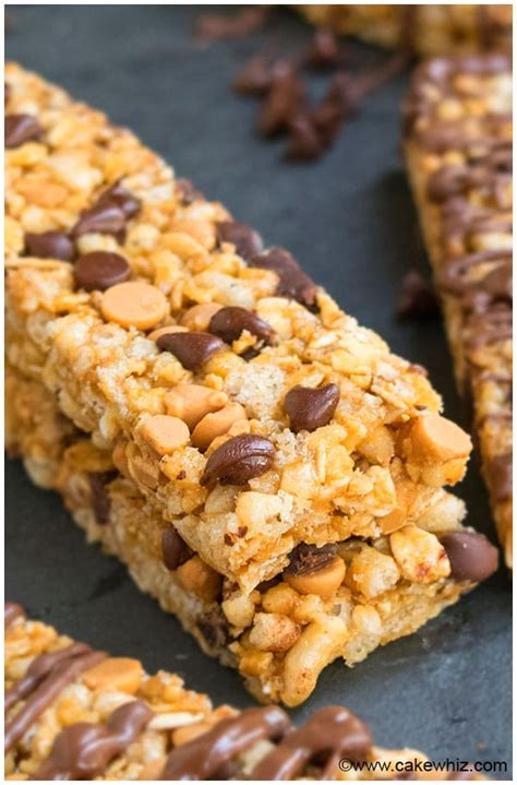 Homemade Granola Bars Recipe Peanut Butter Granola Bars Cakewhiz