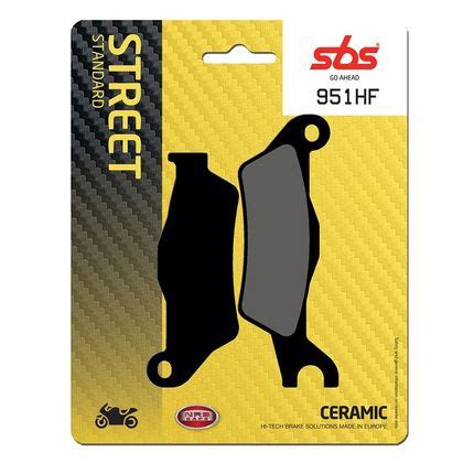 Plaquettes de freins SBS 951HF Sinter Métal Fritté avant Plaquettes