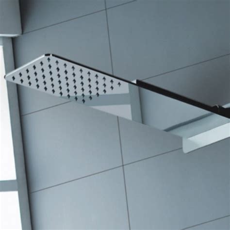 Soffione Doccia Ultrapiatto X Xh Cm A Muro In Acciaio Inox Lucido