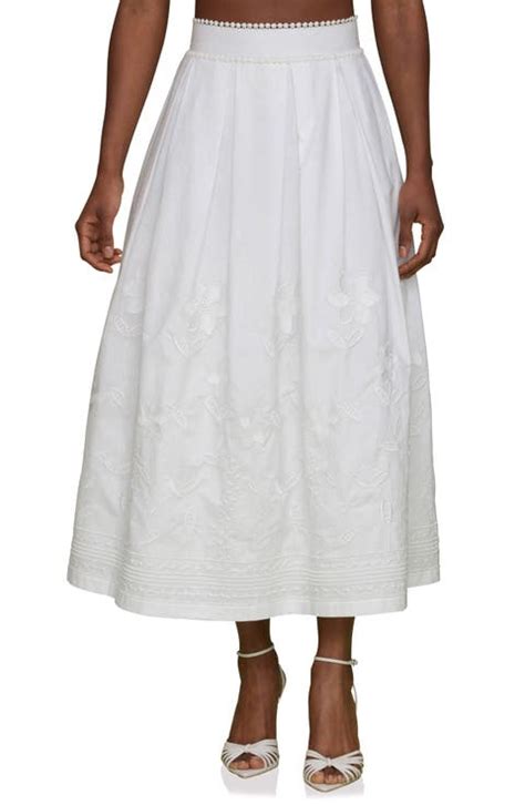 Womens White Midi Skirts Nordstrom