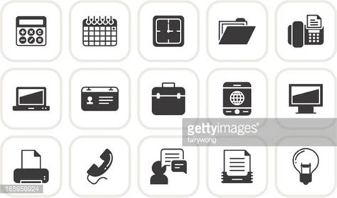 Office Icons Stock Clipart | Royalty-Free | FreeImages