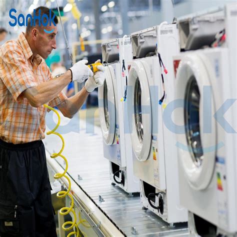 Suitable All Type Of Washing Machine Customized Slat Chain Conveyor Automatic Laundry Machine