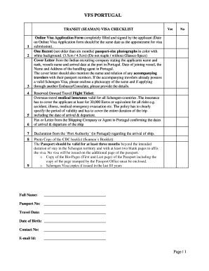 Fillable Online Vfs Application Form Onlinepdf Docscrewbanks Fax