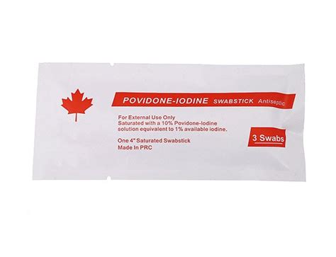 Povidone Iodine Swab Stick