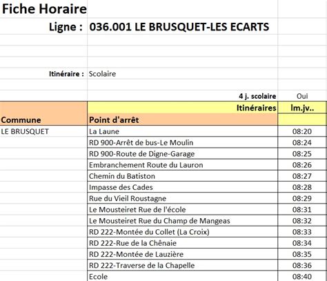 Attention Changement Lieux Et Horaires Ramassages Bus Scolaire Le