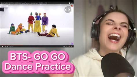 Reacting To Bts Go Gogo Dance Practice Halloween Youtube