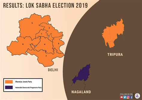 In Maps How Political Parties Fared In Lok Sabha Election 2019 Across