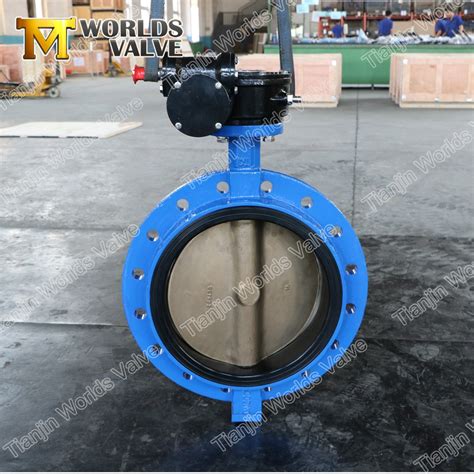 Single Flanged Monoflange Butterfly Valve With Astm B Disc D X